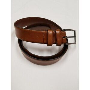 JOSEPH ABBOUD Handcrafted in Italy Brown Genuine Leather Dress‎ Belt Sz 40/100